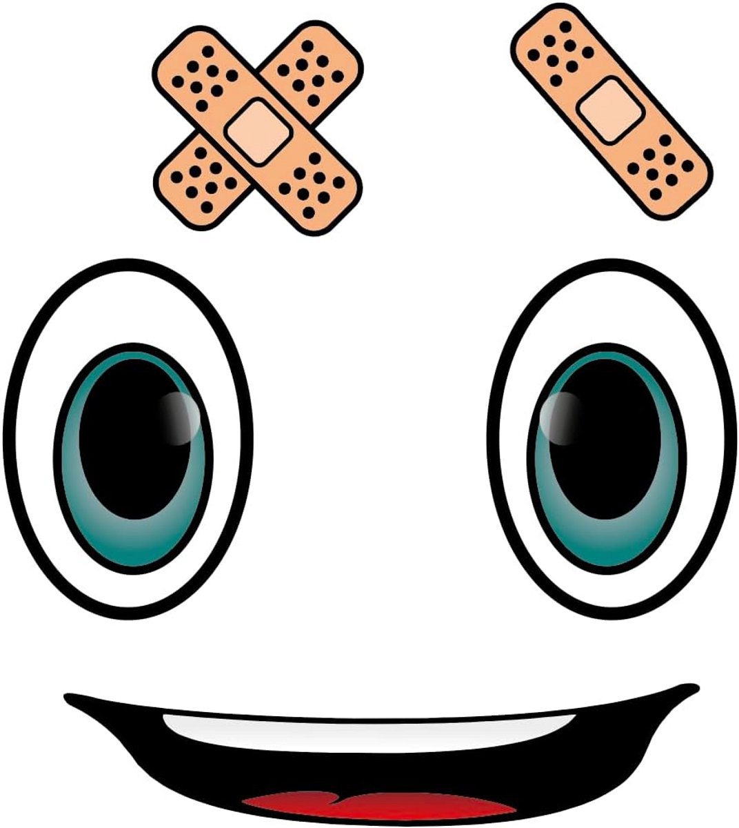 Decoratieve Sticker Ogen Manifold voor Robotstofzuiger, Robotmaaier, Dweilrobot en Keukenapparatuur