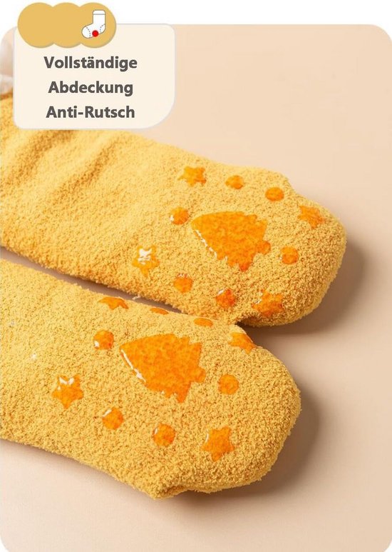 Warme antislip babysokken met dikke boord voor peuters en kleintjes — afbeelding 4