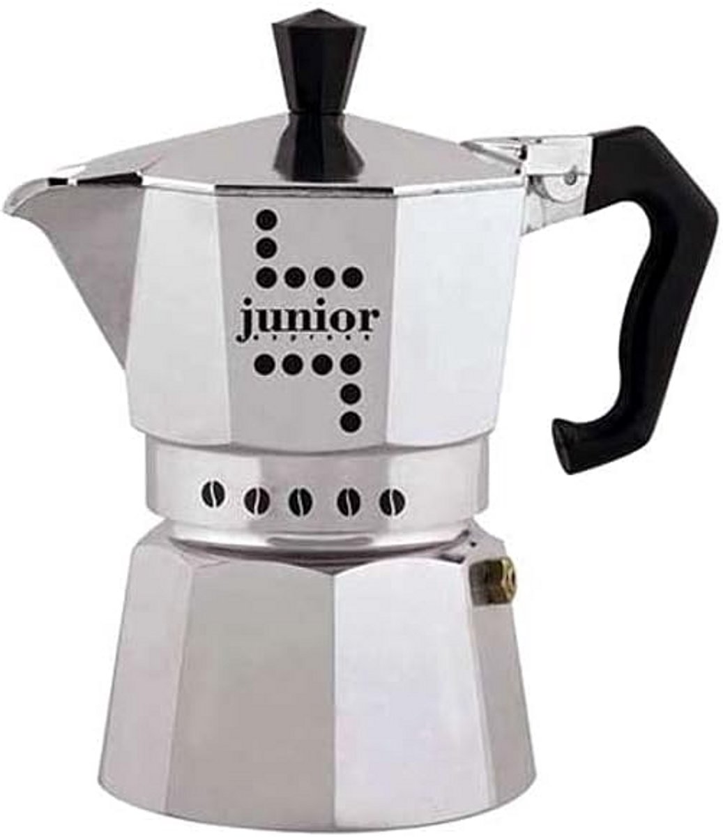 Klassieke aluminium espressomaker voor 2 kopjes