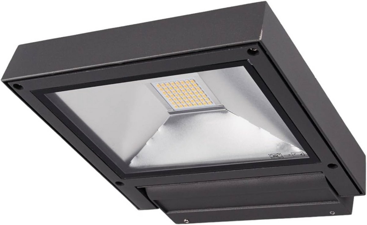 Zwenkbare LED Buitenlamp Zwart - Moderne Aluminium Buitenstaander met Geïntegreerde Lichtbron IP65