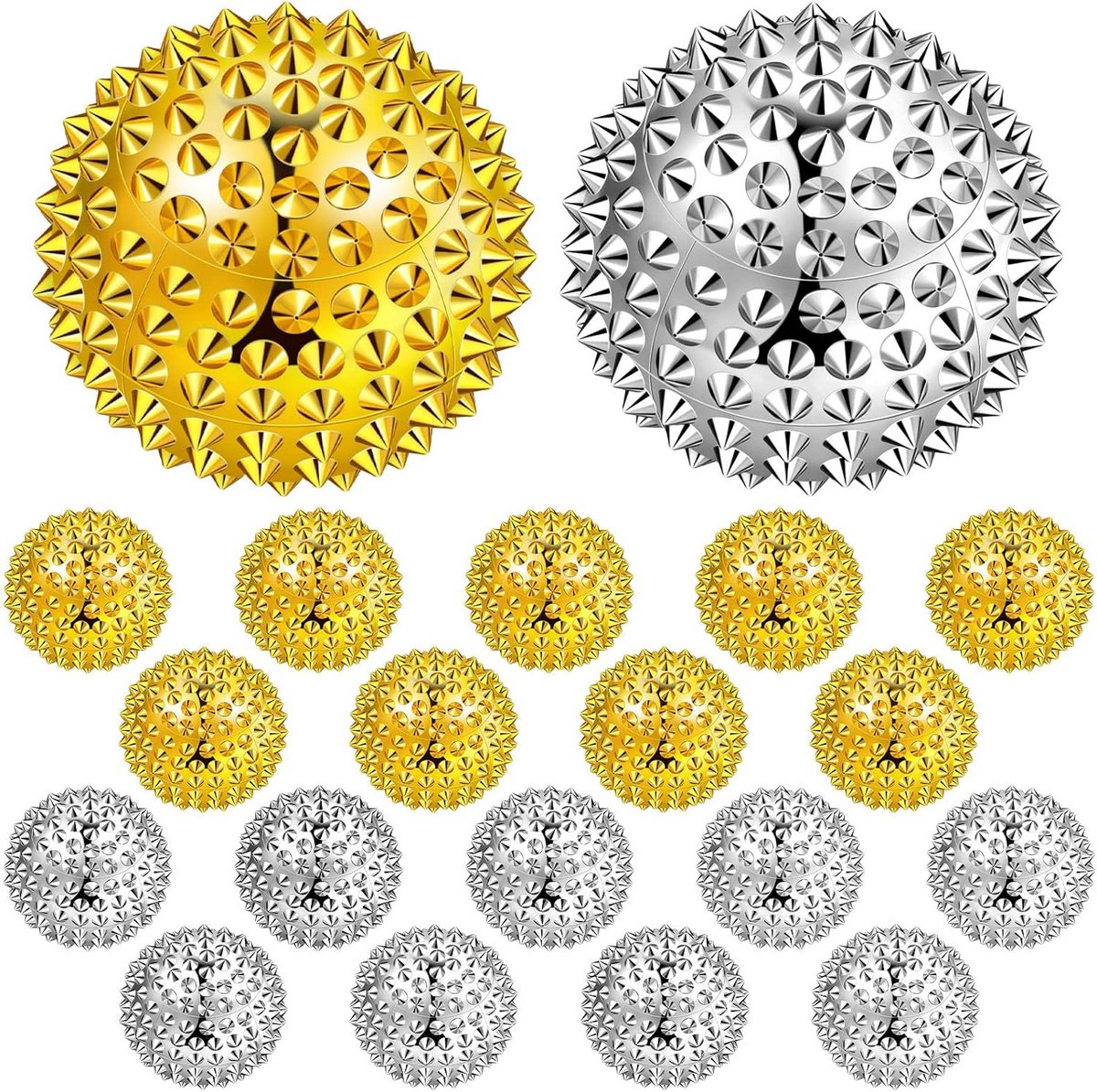 Set van 20 Magnetische Acupressuur Massageballen voor Hand, Voet en Lichaam