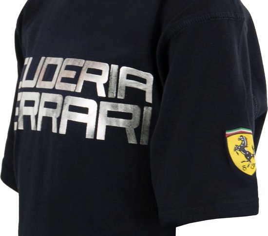 Kinder T-shirt Ferrari Jr Sf Zilver T-shirt Blauw - 128 van kinder — afbeelding 3