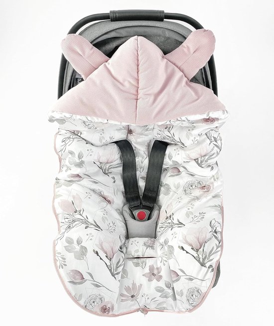 Voetenzak Buggy - Kinderwagen Wiegdeken - Universeel - Roze van Merkloos — afbeelding 3