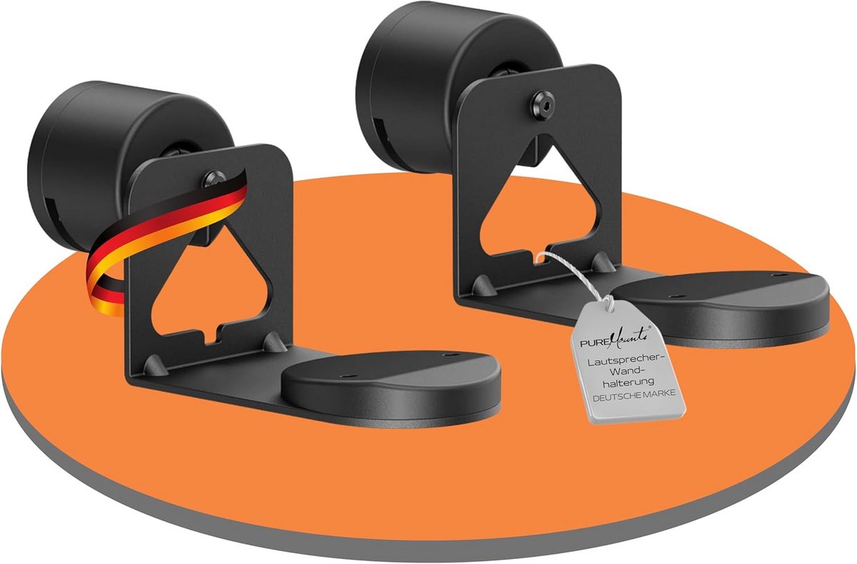 Set van 2 Zwarte Muurhouders voor Sonos Era 100 & 300 - Draaibaar en Kantelbaar