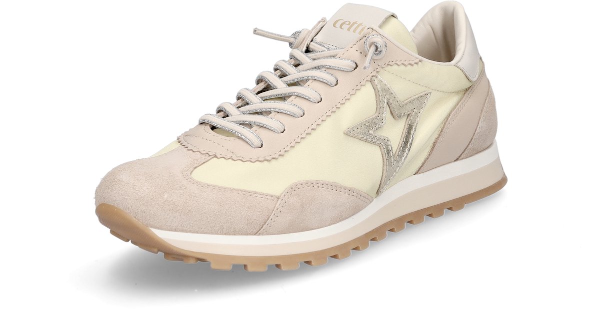 Cetti dames sneaker lichtgeel