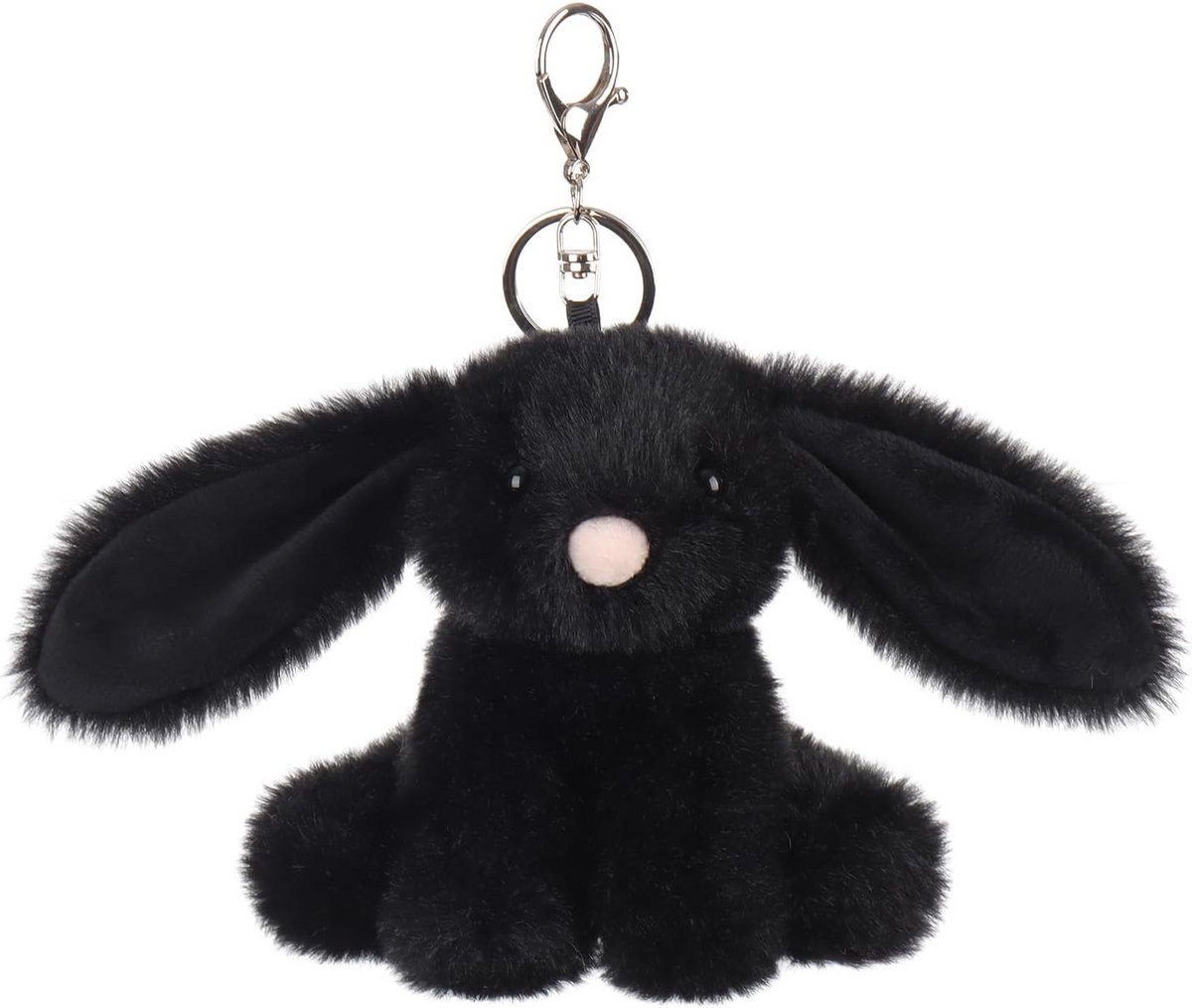 Pluche Konijn Sleutelhanger met Knuffel voor Kinderen en Baby's - Geluksbrenger