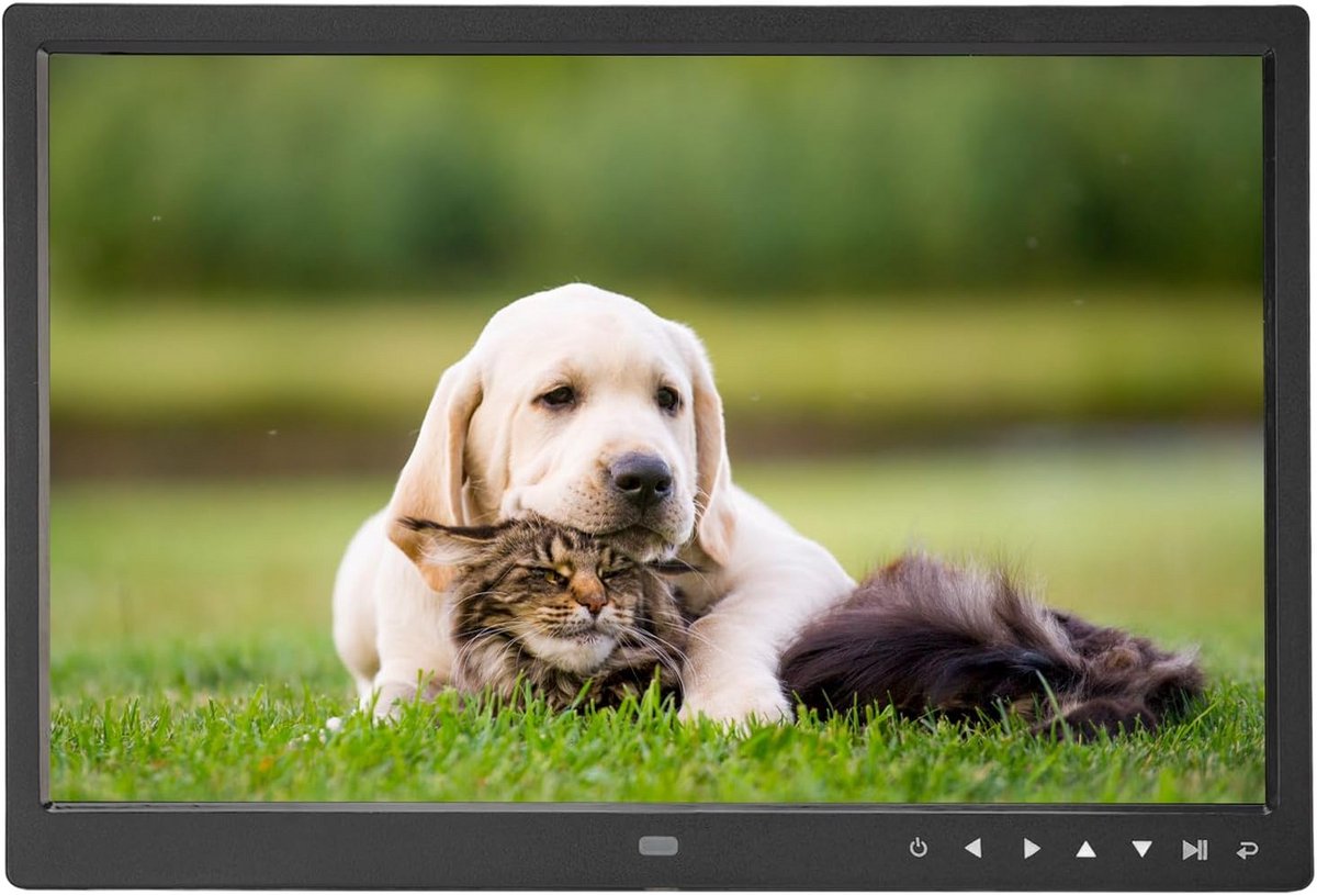 15 Inch Digitale Fotolijst WiFi Cloud HD 1080p Touchscreen met Afstandsbediening