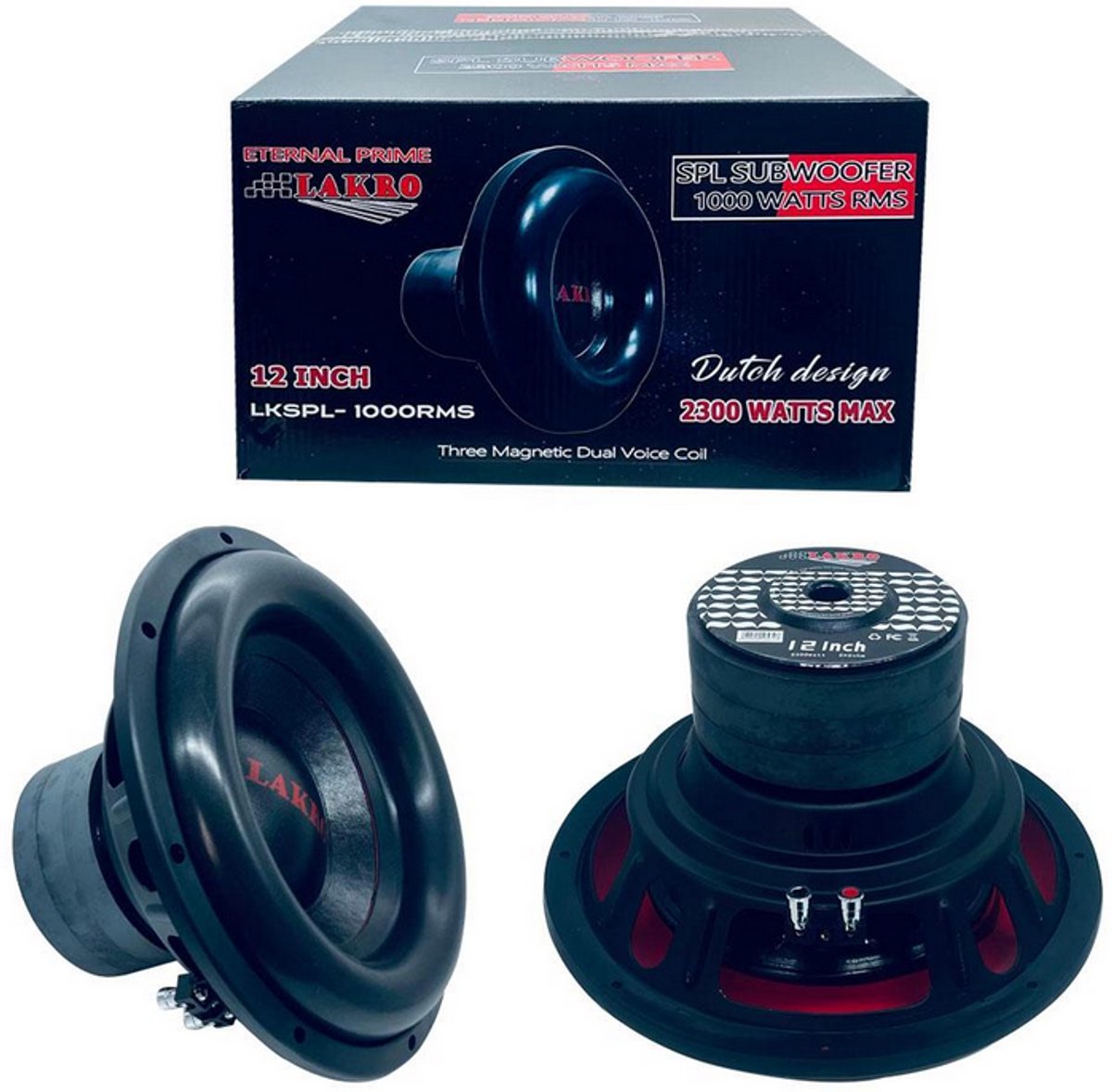 lakro LKSPL-1000RMS 2300watt spl 12inch woofer