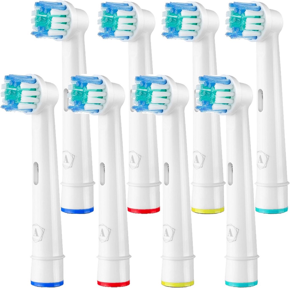 8x Opzetborstels Elektrisch Tandenborstel Hoofden Vergelijkbaar met Precision Clean - Universele Pasvorm