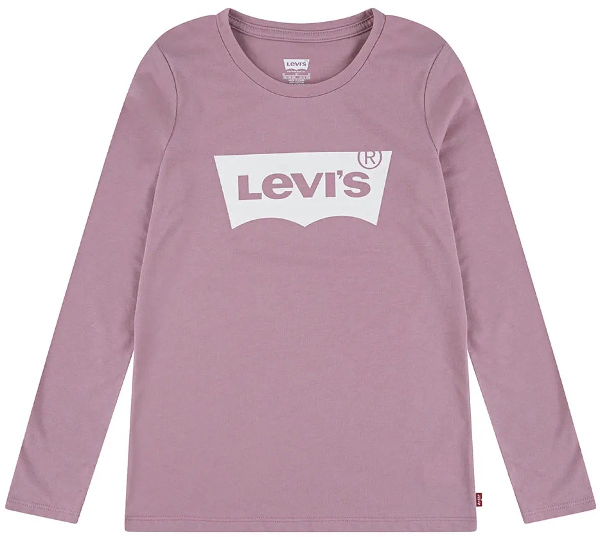 Levi´s ® Kids Batwing T-shirt Met Lange Mouwen 3 Years Meisjes Lilas