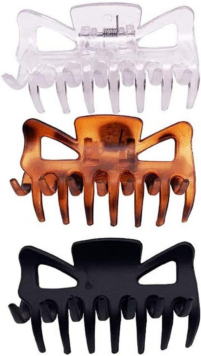 Grote Haarclip Set van 3 - 9cm Stevige Anti-slip Klem voor Dames en Meisjes