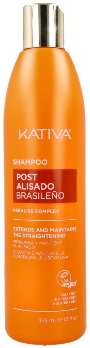 Kativa KERATIN POST STRAIGHTENING shampoo 355 ml