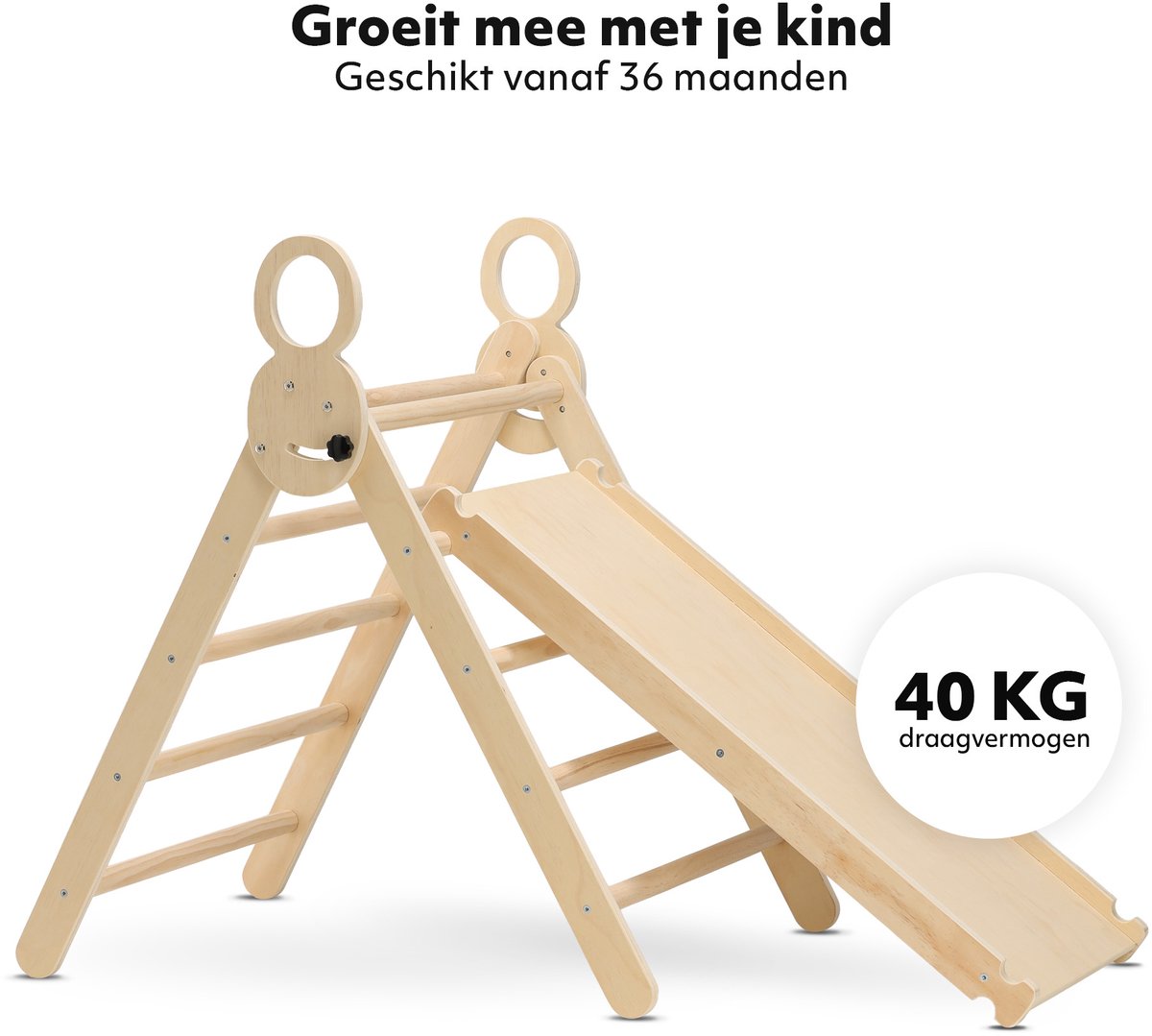 Deryan Luxe opvouwbare driehoek met helling en
