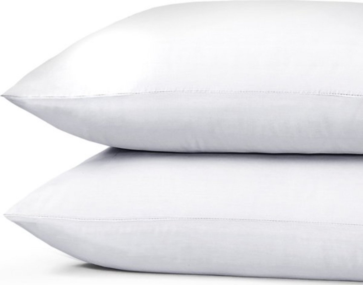 Cozy Covers 100% Katoen - Kussenslopen - Set van 2 - 60x60 cm - Wit