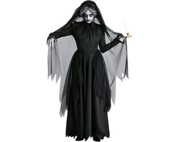 Dames Halloween Kostuum - Zwarte Vleermuis, Engel, Duivel of Heks Outfit