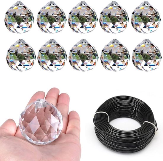 2ST 89mm/3.5inch Zonnevanger Kristal Prisma Hanger voor Raam, AB Kleur Glas Zonnevanger Prisma's, Hangende Kristal Diamant Prisma Zonnevanger Ornament Decor