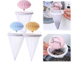 3 stuk - Wasmachine Lint Vanger - Mesh Net Haar Remover - Geschikt voor Huisdier Haar & Vilt Opruimen - Herbruikbare Was Accessoire