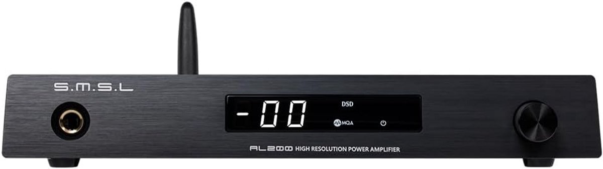 Krachtige Stereo Eindversterker met D/A Converter en Hoofdtelefoonuitgang