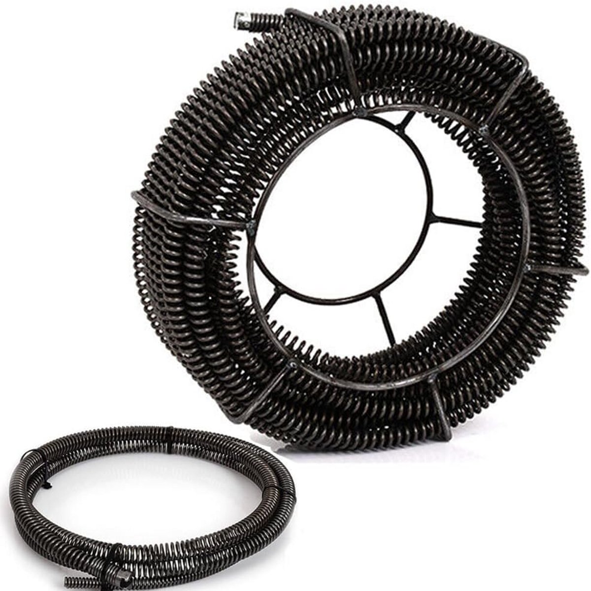 Professionele Buisreinigingsspiraal Set (21m Totaal) voor Afvoer Ontstoppen Ø 30-100mm