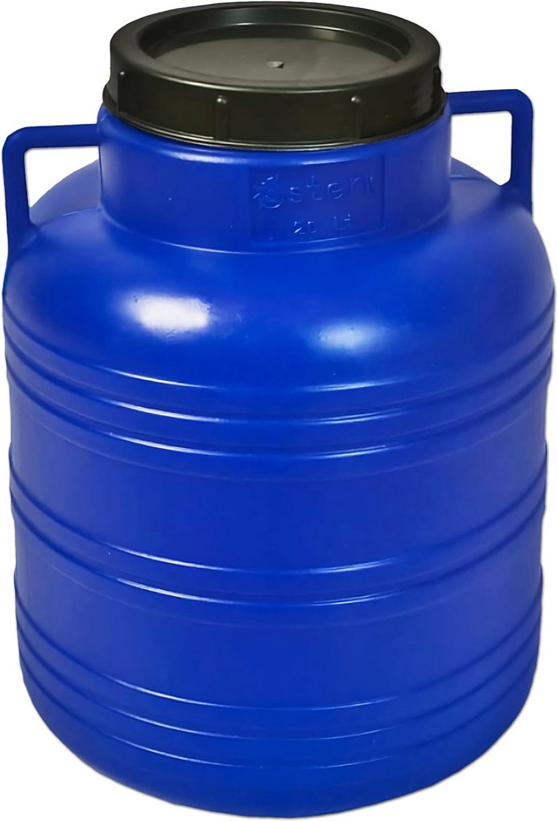 Grote Kunststof Barrel met 60 Liter Inhoud en 35 cm Diameter