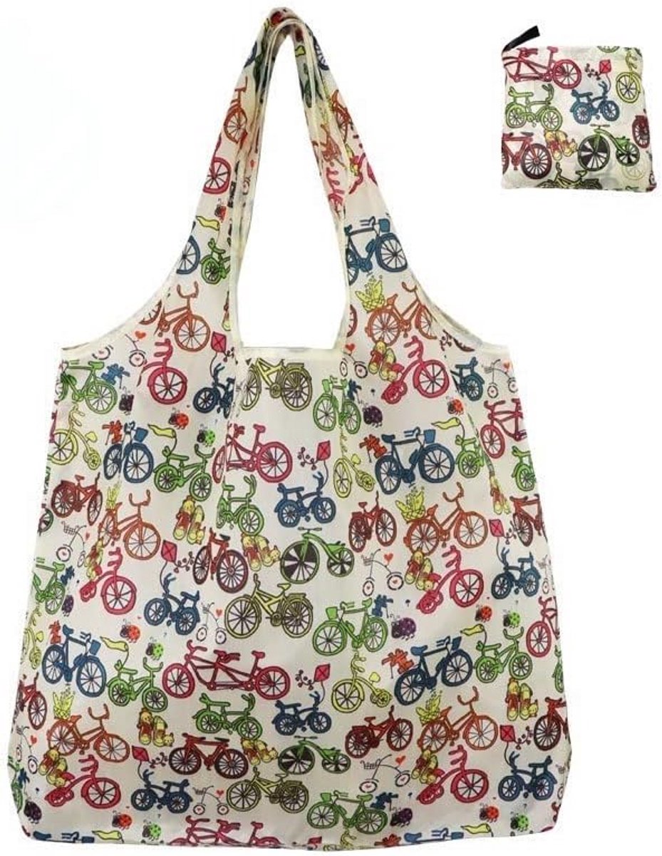 Extra Grote Herbruikbare Opvouwbare Boodschappentas Eco Tote Dames - Luipaardprint