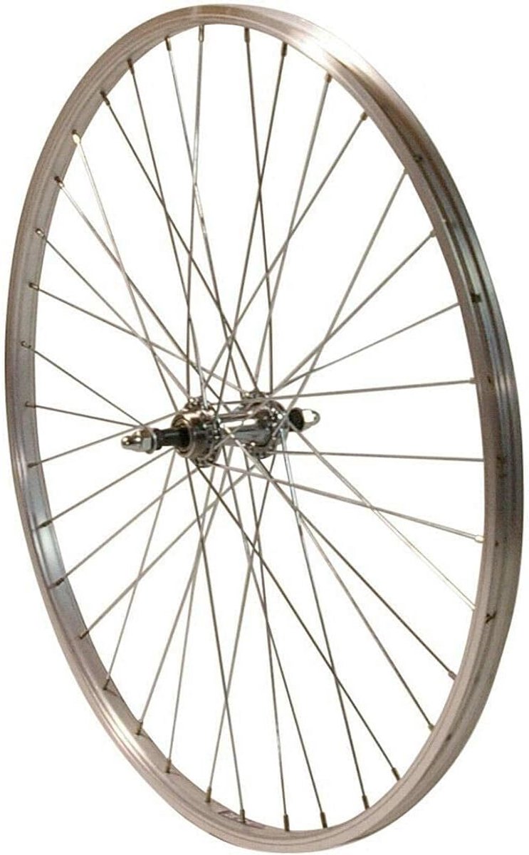 24 Inch Achterwiel Zilver voor 5-7 Traps Schroefkrans - Compleet Wiel