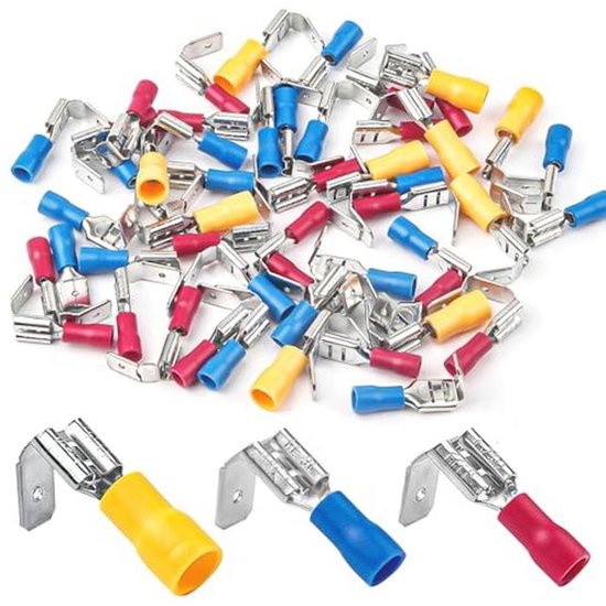 FLUKE Q-serie DIN geïsoleerde vorkkabelschoen 0,5-1 mm² M3 vertind - rood per 100 FLUKE Q-serie DIN geïsoleerde vorkkabelschoen 0,5-1 mm² M3 vertind - rood per 100