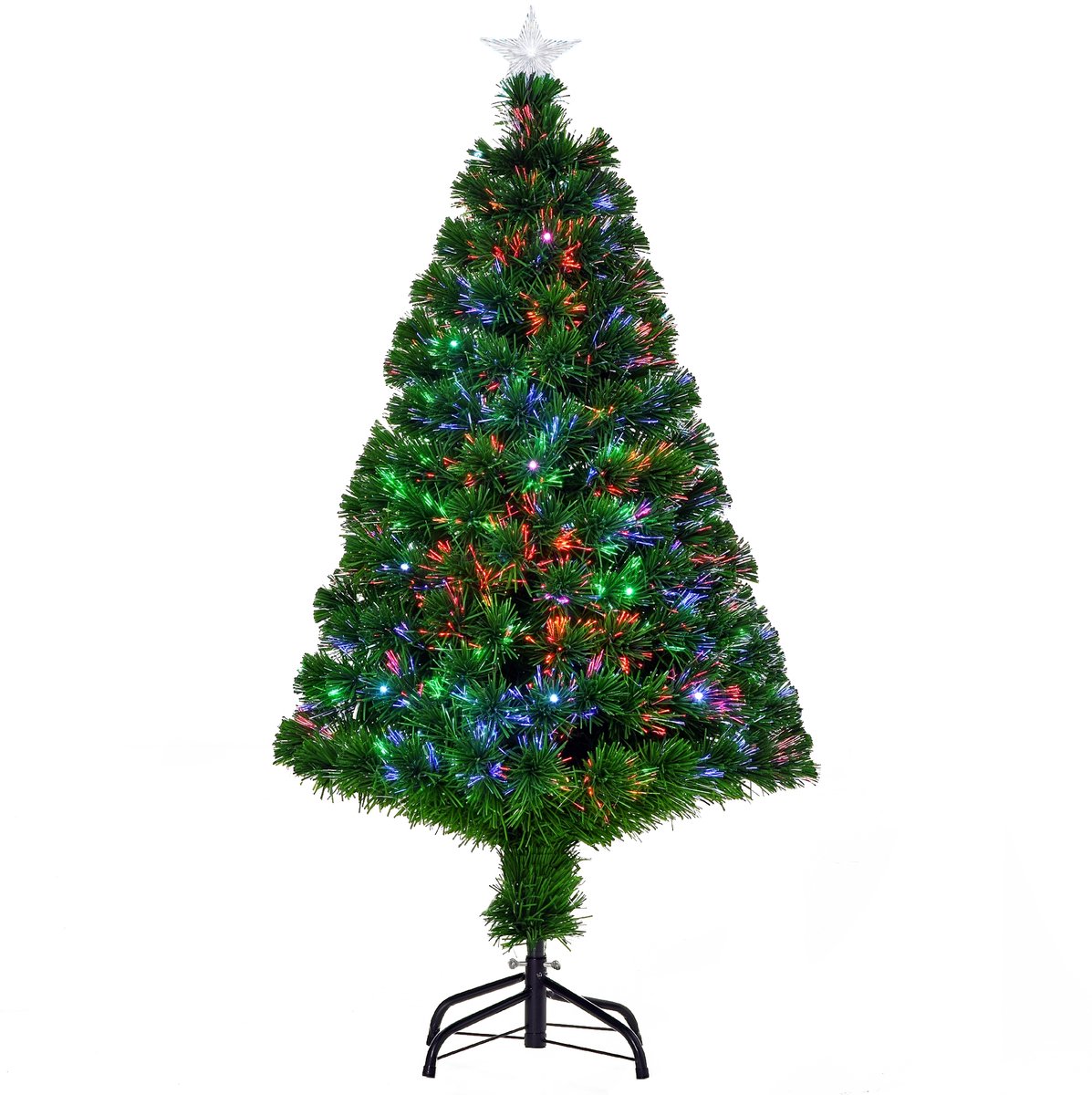 HOMCOM-Kerstboom-Kunststof-60x60x120cm-Groen