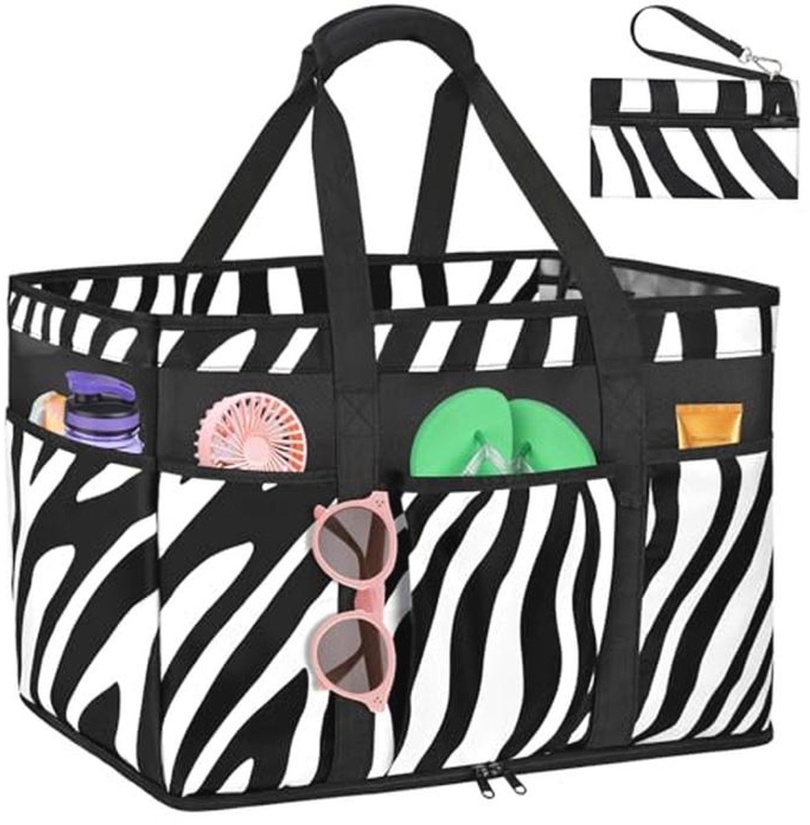 Grote waterdichte strandtas voor dames - 45L - Opvouwbaar - Ideaal voor strand, reizen en fitness