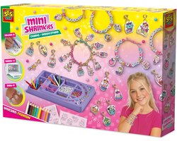 SES Creative - Mini Shrinkies - Charms Design Studio - Bedelarmbanden - Krimpfolie - Vriendschapsarmband - Fashion - Party - Zelf Bedels Maken - Knutselen Meisjes - Armbandjes Maken - Made in Holland - Vanaf 5 jaar