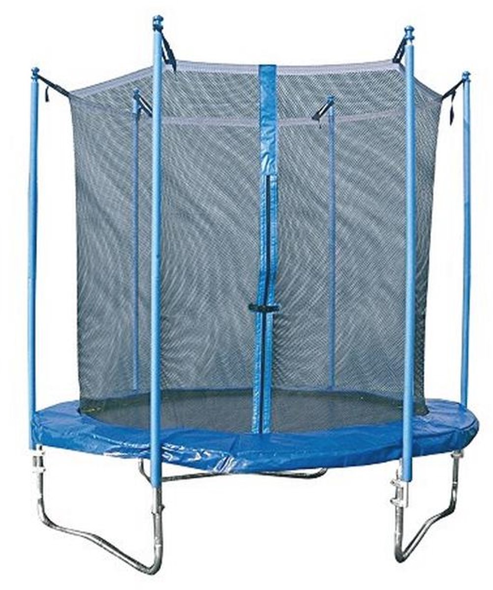 Trampoline Combi M voor Buiten met Inclusieve Beveiligingsnet Ø 244 cm Meerkleurig