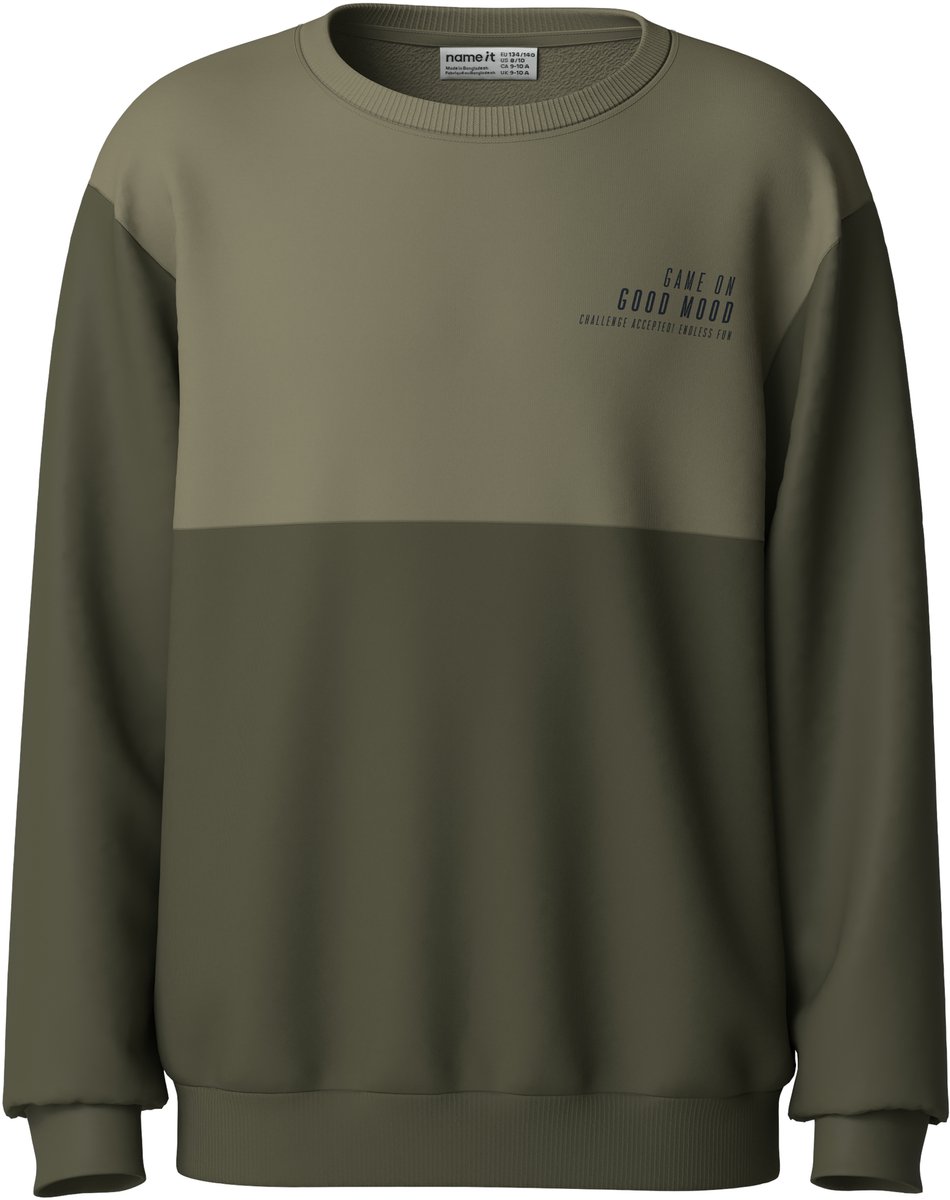 NAME IT - NKMVEMIL LS NREG SWEAT BRU - Jongens - Sweaters