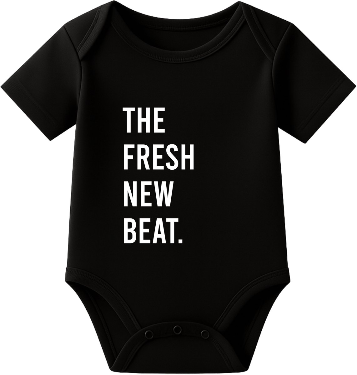 Romper A fresh new beat - zwart - korte mouw