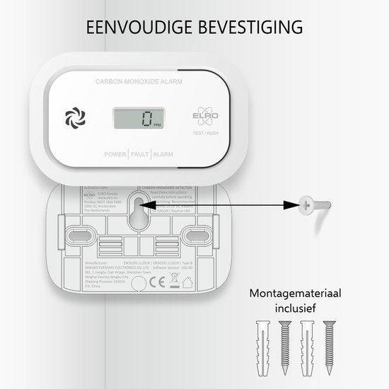 Elro Draadloos koppelbare rookmelders Duo pack kopen