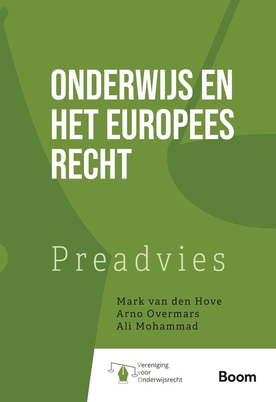 Preadviezen Vereniging voor Onderwijsrecht 44 - Onderwijs en ... - cover