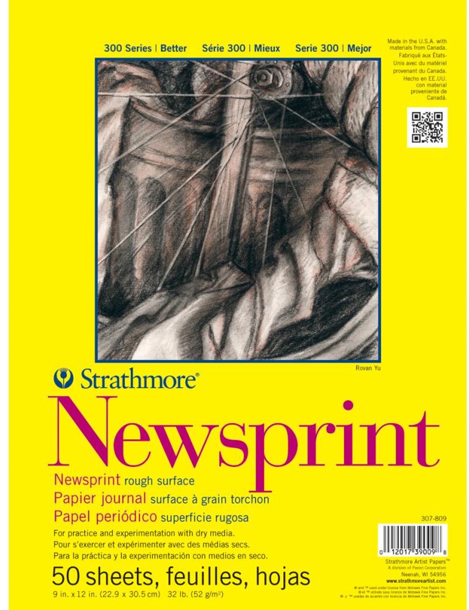 Strathmore - Rough Newsprint Paper Pad - P307-809