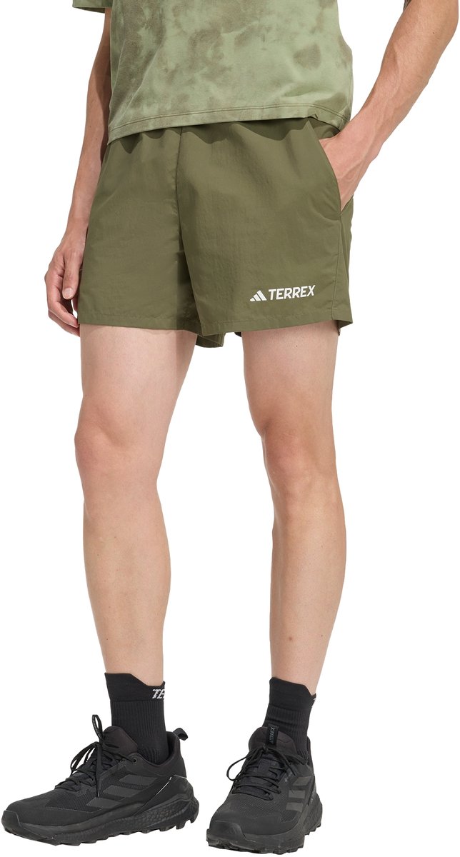 Adidas Terrex Terrex Multi Short Heren Groen