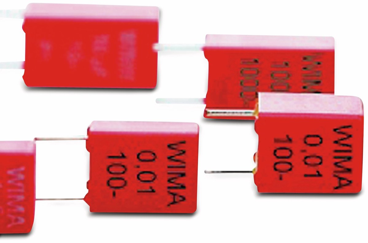 WIMA Foliecondensator, 0,1 UF, 100 V-, radiaal, RM 5, MKS2D031001A00KSSD