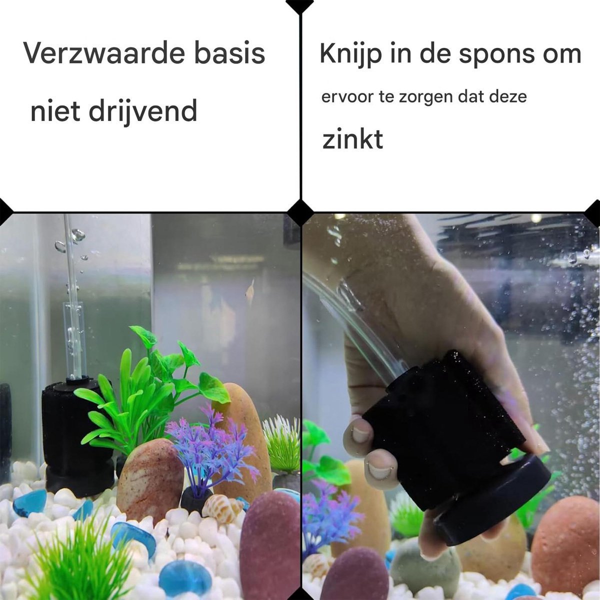 Vitdipy Sponsfilter - Binnenfilter tot 60 Liter thumbnail 3
