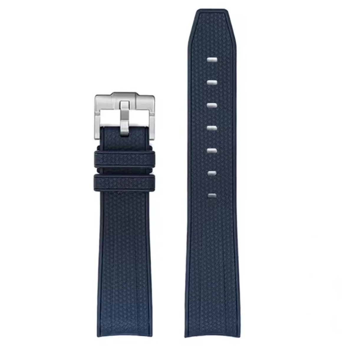 Actie4you® - Horlogeband Geschikt voor Omega MoonSwatch - Swatch - Rolex - SEIKO - Speedmaster - Rubberen horlogeband met perfecte pasvorm - 20mm - Donker Blauw