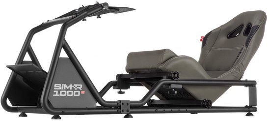 REBBLERS® SIMR 1000 Sim Racing Cockpit - Verstelbare Racestoel van Formula naar GT/Rally - Antraciet