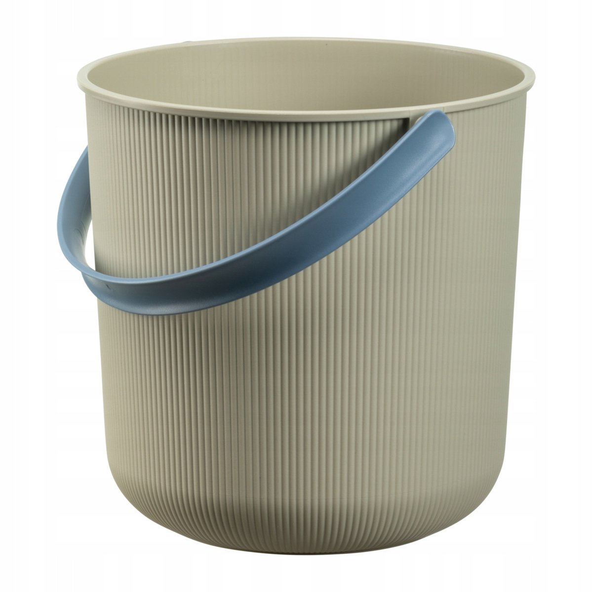 Plast Team - Akita - Emmer met handvat - 10L - beige - diameter 24cm - gerecycled materiaal, 60810807