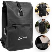 Sac à dos de vélo simple NAYD - 100 % étanche - Sac pliable Vélo électriques - Sacoche de vélo, sac à bandoulière et sac à dos en 1 - 28 litres