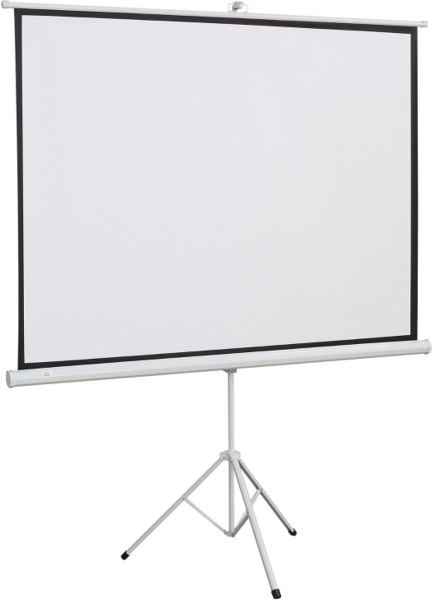 Projectorscherm - 84 inch - 4:3 - Beamerscherm - Verstelbare Hoogte - Projectiedoek - Thuisbioscoop & Presentaties - Bioscoopscherm - 171x131 cm - Wit