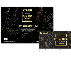 RestaurantCadeau - Cadeaubon - 150 euro + cadeau-envelop