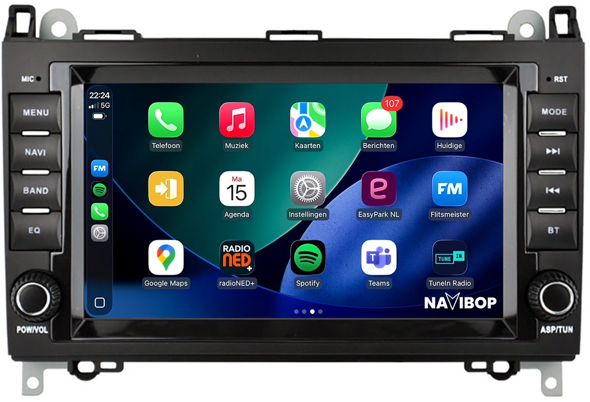 Geschikt voor Ford C-Max | 7" Android 14.0 Autoradio | Apple CarPlay & Android Auto | 2GB RAM & 32GB opslag | Draadloze verbinding | HD Touchscreen | FM, AM, DAB+ Radio | Bluetooth handsfree bellen | 2003, 2004, 2005, 2006, 2007, 2008, 2009, 2010