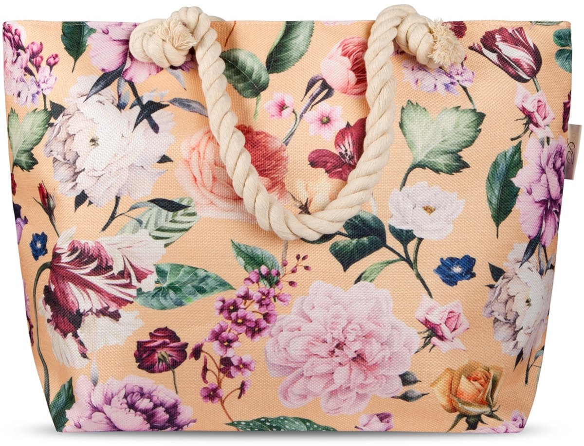 Strandtas Bio 43x60 cm no.30228 oker