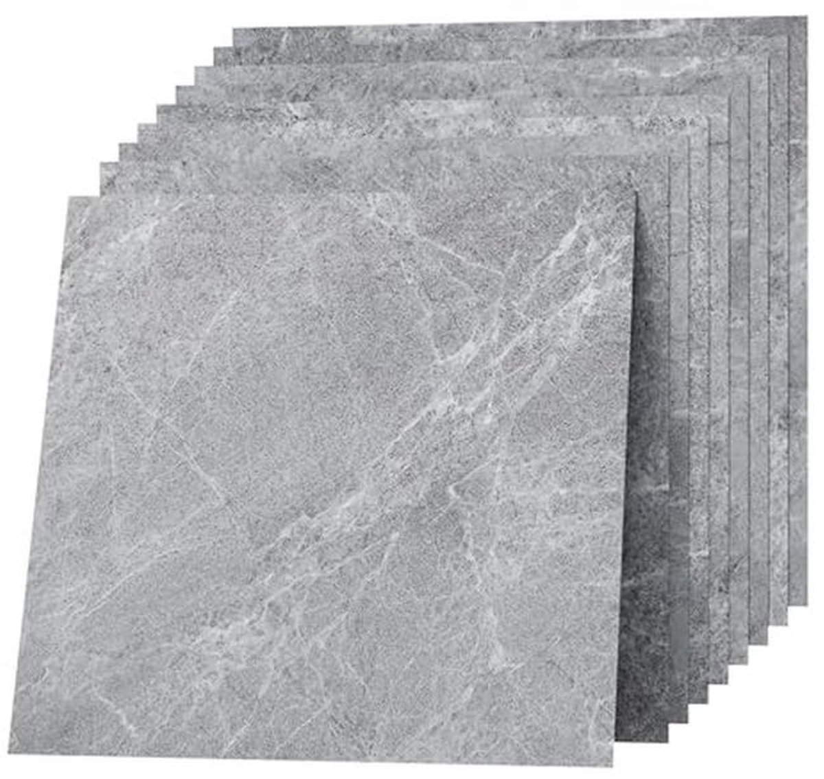 Marmeren Design PVC Vloerbedekking 30 x 30 cm - Zelfklevende Vinyl Tegels voor Woonkamer,