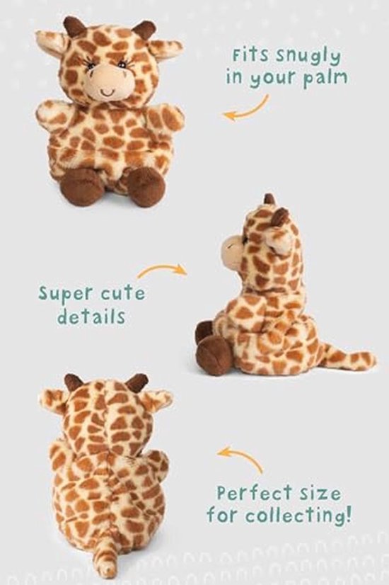 Little Living Nature Snugglies Giraffe pluche dier, collectie safaridieren voor kinderen, zacht en knuffelig speelgoed van Little — afbeelding 3