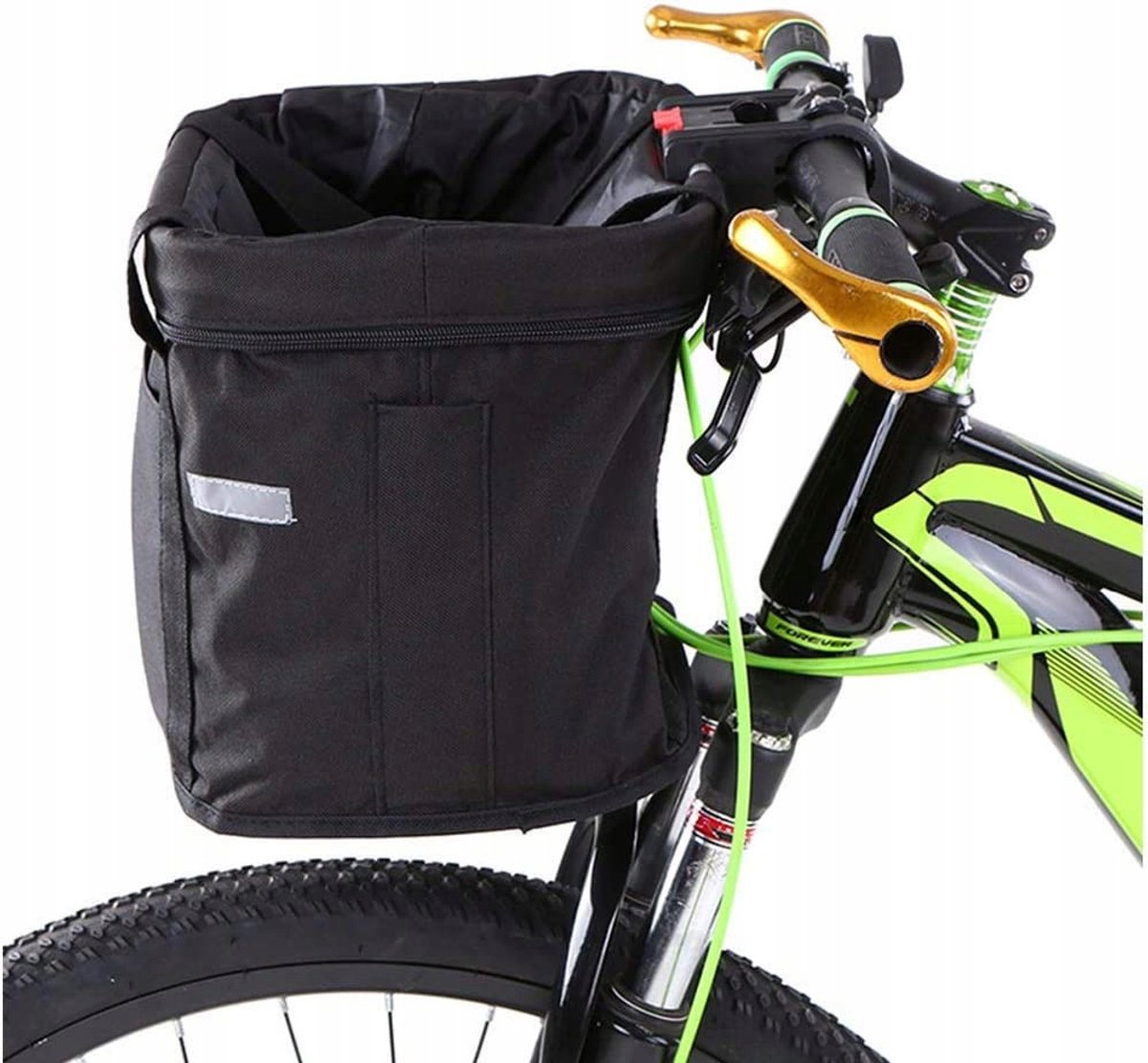 Merkloze Fietsmand met 10L Tas voor Stuur - Snelmontage